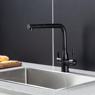 Смеситель для кухни Frap F4396-36 черный